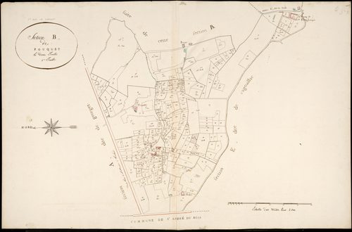 Sainte-Foy-la-Longue - -Section B feuille 1 : Fouquet