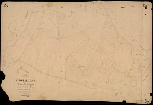 Sainte-Foy-la-Longue - -Section B feuille 2 : Fouquet