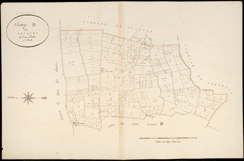 Sainte-Foy-la-Longue - -Section D feuille 1 : Le Lacquey