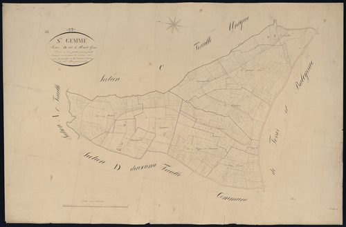 Sainte-Gemme - -Section D feuille 1 : Mardi-Gras