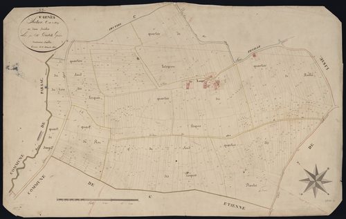 Saint-Genès-de-Castillon - -Section C feuille 2 : Beney