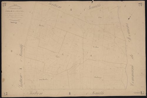Saint-Germain-de-Grave - -Section A feuille 2 : Cheval-Blanc