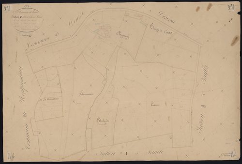 Saint-Germain-de-Grave - -Section A feuille 4 : Cheval-Blanc