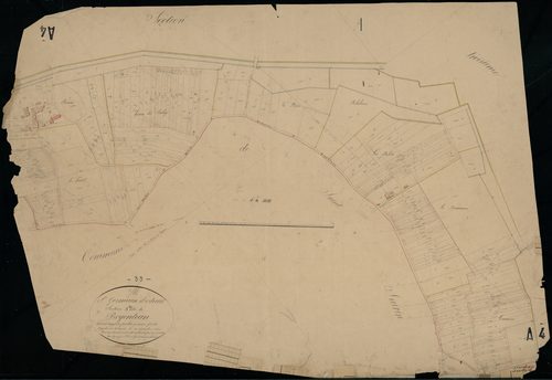 Saint-Germain-d'Esteuil - -Section A feuille 4 : Boyentran