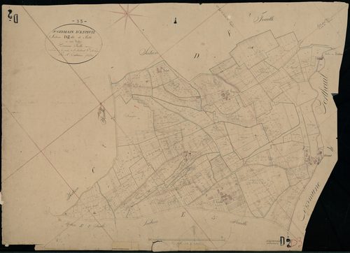 Saint-Germain-d'Esteuil - -Section D feuille 2 : Brie