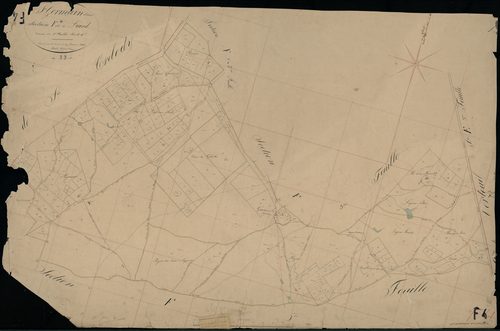 Saint-Germain-d'Esteuil - -Section F feuille 4 : Liard