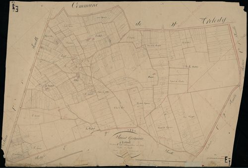 Saint-Germain-d'Esteuil - -Section E feuille 1 : Artiguillon