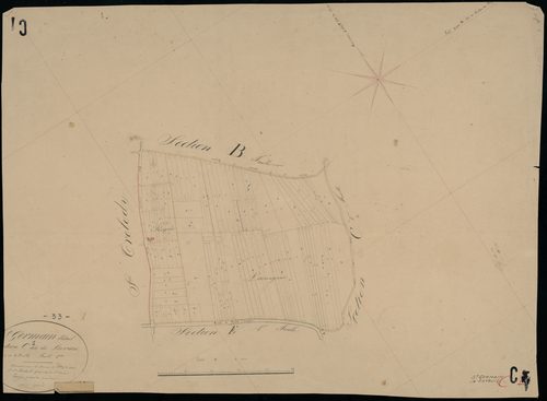 Saint-Germain-d'Esteuil - -Section C feuille 1 : Livran