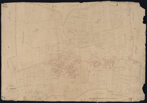 Saint-Girons-d'Aiguevives - -Section E feuille 2 : Condurat