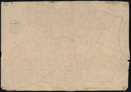 Saint-Girons-d'Aiguevives - -Section E feuille 3 : Condurat