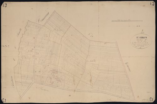 Saint-Girons-d'Aiguevives - -Section C feuille 1 : Le Pin