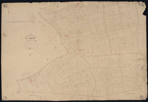 Saint-Girons-d'Aiguevives - -Section D feuille 5 : Les Petites-Brandes