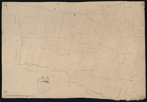 Saint-Girons-d'Aiguevives - -Section E feuille 1 : Condurat