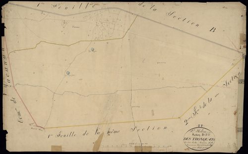 Sainte-Hélène - -Section D feuille 3 : Les Tronquets