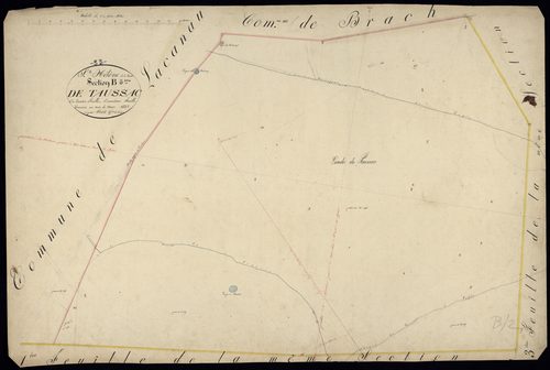 Sainte-Hélène - -Section B feuille 2 : Taussac