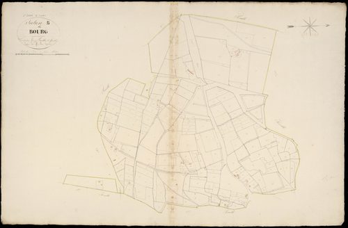 Saint-Jean-d'Illac - -Section B feuille 1 : Le Bourg