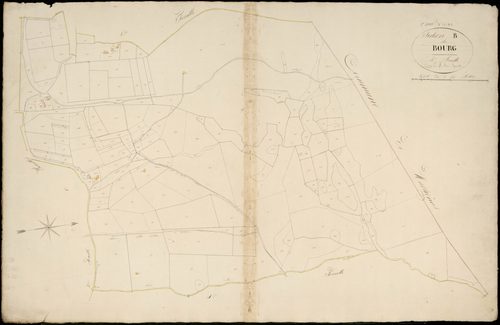 Saint-Jean-d'Illac - -Section B feuille 5 : Le Bourg