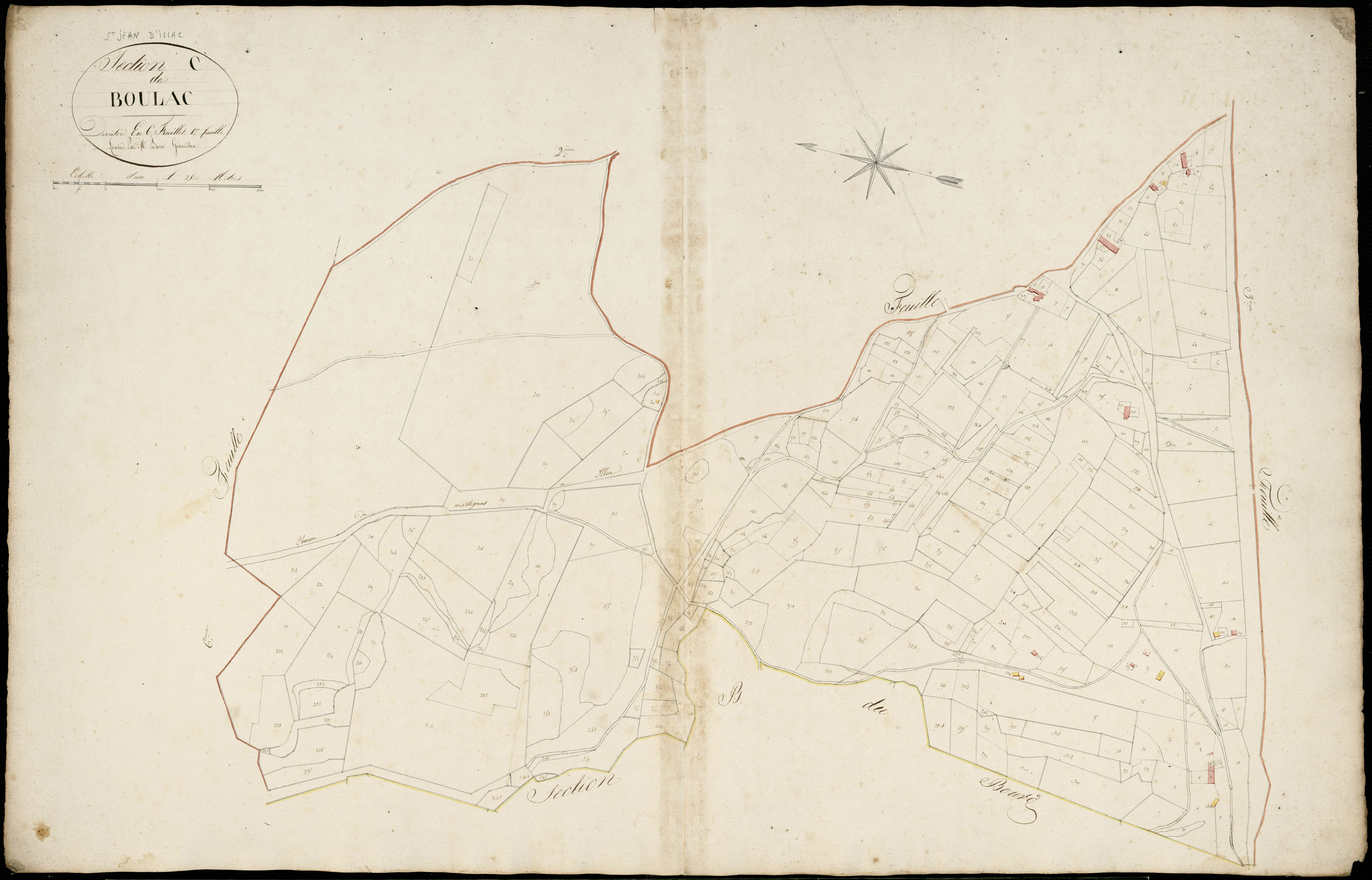 Saint-Jean-d'Illac - -Section C feuille 1 : Boulac