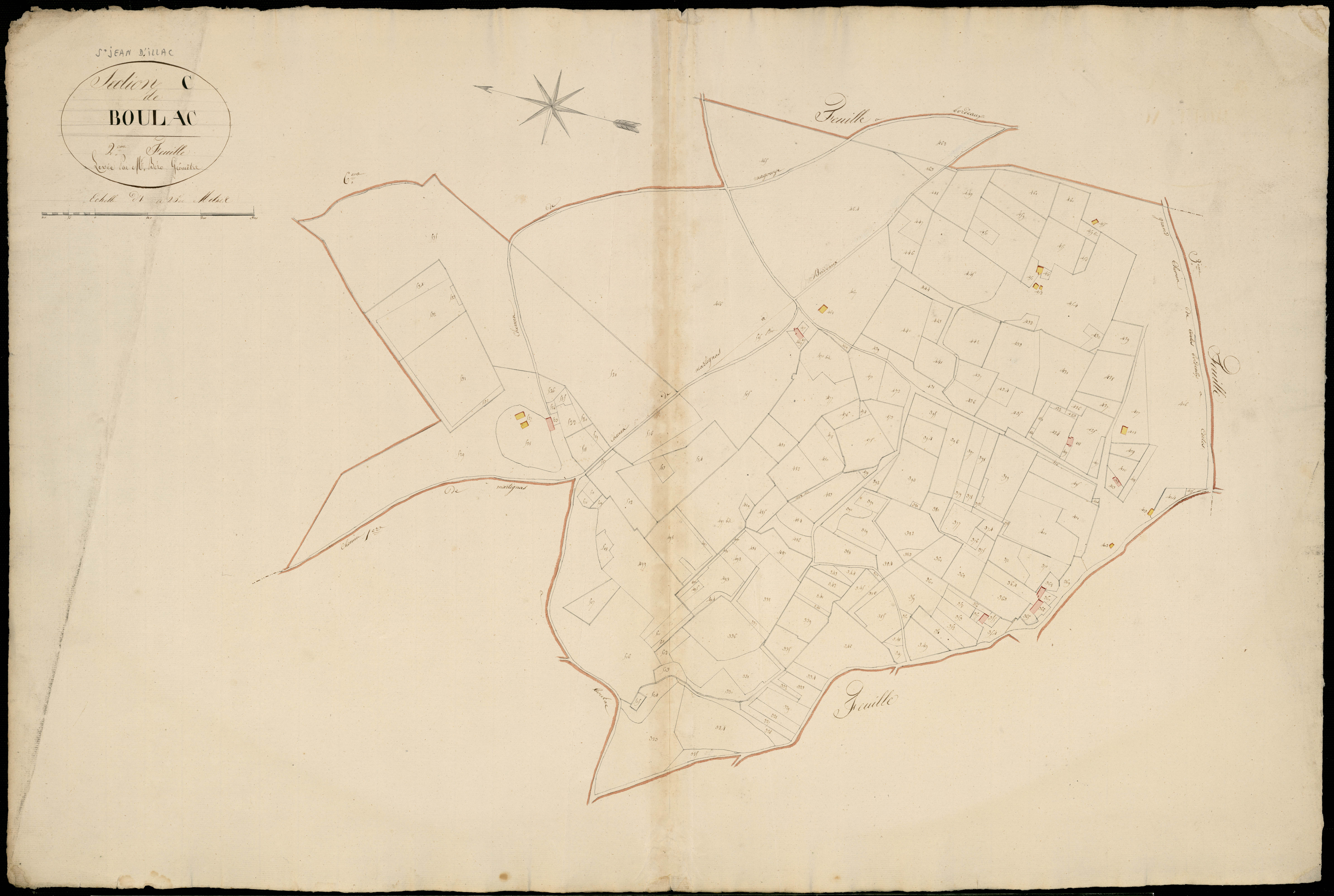 Saint-Jean-d'Illac - -Section C feuille 2 : Boulac