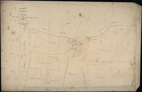 Saint-Julien-Beychevelle - -Section C feuille 1 : Le Bourg