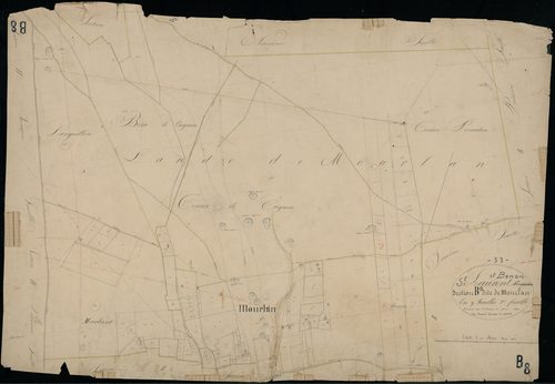Saint-Laurent-Médoc - -Section B feuille 8 : Mourlan