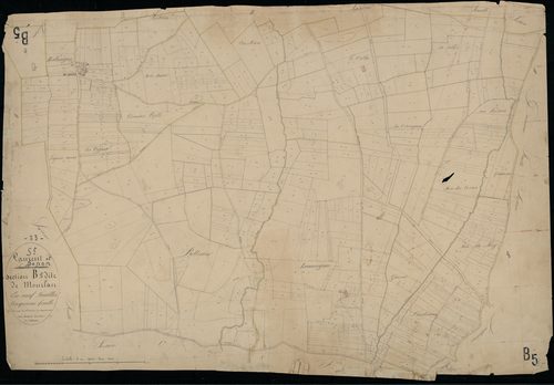 Saint-Laurent-Médoc - -Section B feuille 5 : Mourlan