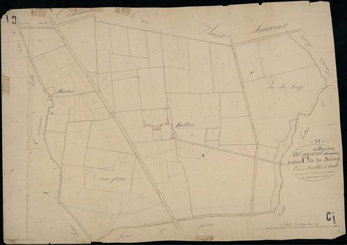 Saint-Laurent-Médoc - -Section C feuille 1 : Le Bourg