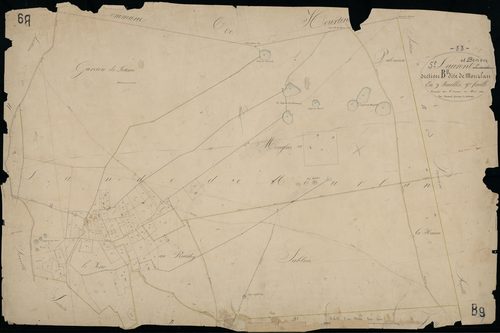 Saint-Laurent-Médoc - -Section B feuille 9 : Mourlan