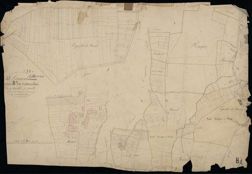 Saint-Laurent-Médoc - -Section B feuille 4 : Mourlan