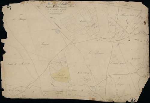 Saint-Laurent-Médoc - -Section A feuille 2 : Larousse