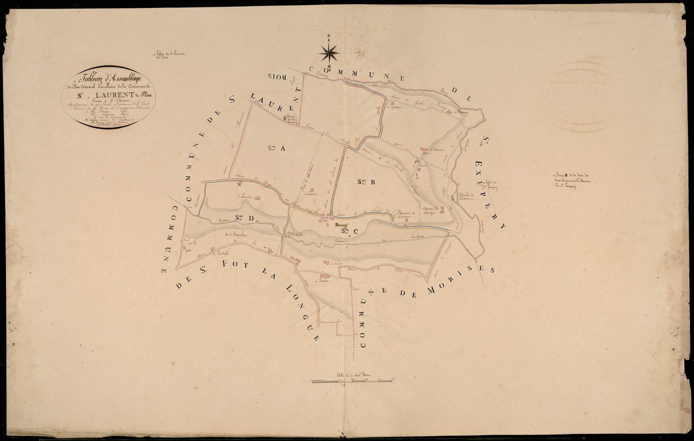 Saint-Laurent-du-Plan - -Tableau d'assemblage