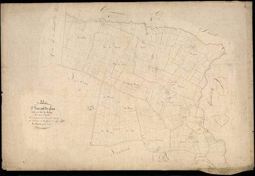 Saint-Laurent-du-Plan - -Section A feuille unique : Le Frouin