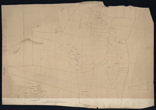 Saint-Léger-de-Balson - -Section C feuille 1 : Villemegea