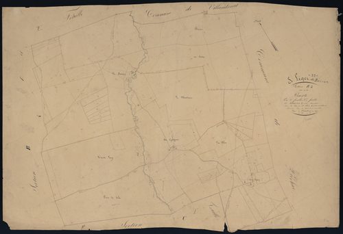Saint-Léger-de-Balson - -Section B feuille 2 : La Burte