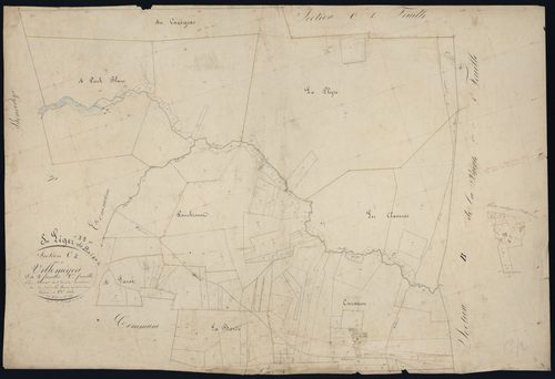 Saint-Léger-de-Balson - -Section C feuille 2 : Villemegea