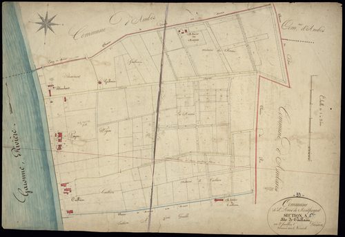 Saint-Louis-de-Montferrand - -Section A feuille 1 : Caillaou