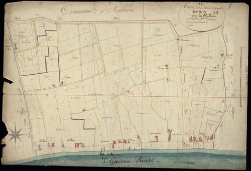 Saint-Louis-de-Montferrand - -Section A feuille 2 : Caillaou