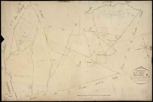 Saint-Magne - -Section D feuille 3 : Bruillet