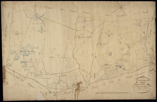 Saint-Magne - -Section D feuille 2 : Bruillet