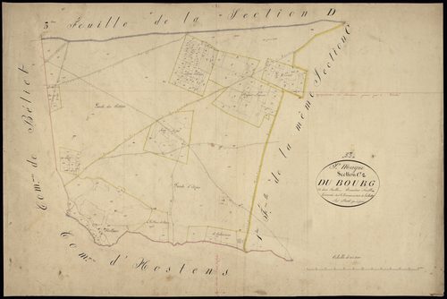 Saint-Magne - -Section C feuille 2 : Le Bourg
