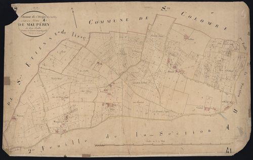 Saint-Magne - -Section A feuille 1 : Mauperey