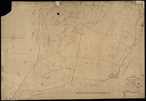 Saint-Magne - -Section B feuille 3 : Braud