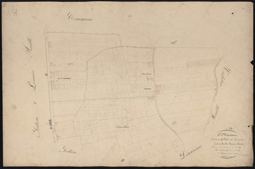 Saint-Maixant - -Section B feuille 1 : Lavison