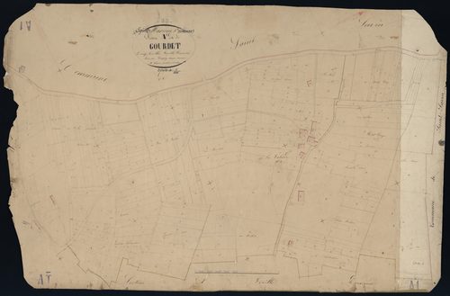 Saint-Mariens - -Section A feuille 1 : Gourdet