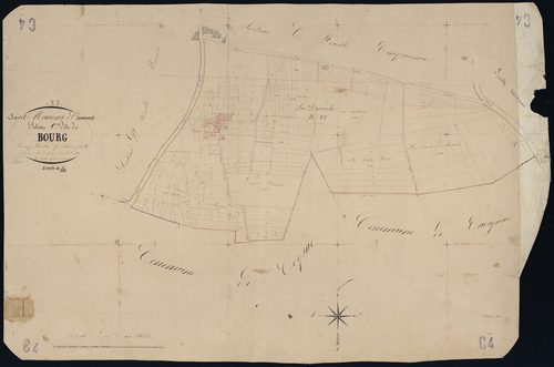 Saint-Mariens - -Section C feuille 4 : Le Bourg