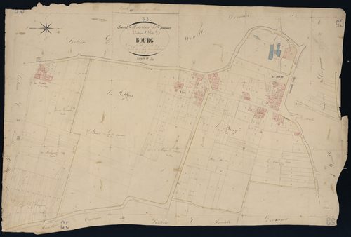 Saint-Mariens - -Section C feuille 5 : Le Bourg