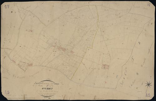 Saint-Mariens - -Section A feuille 5 : Gourdet