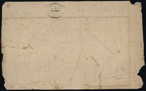 Saint-Mariens - -Section A feuille 2 : Gourdet
