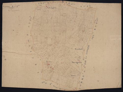 Saint-Martial - -Section B feuille 1