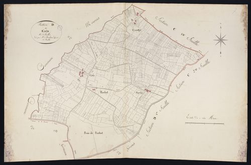 Saint-Martial - -Section D feuille 1 : Gris